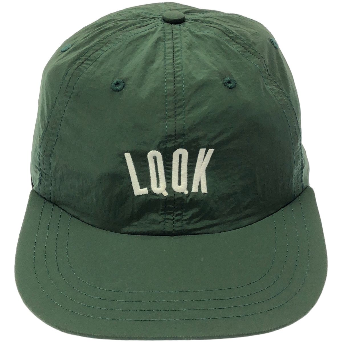 LQQK STUDIO ルックスタジオ TENNIS CAP ナイロンキャップ LOA23CP28 グリーン