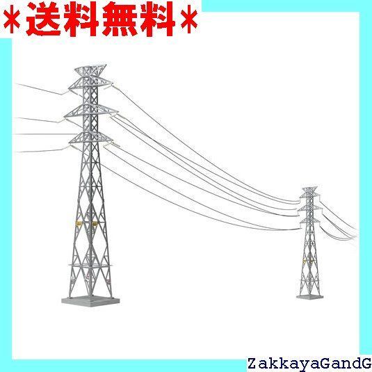TOMYTEC 情景小物084 未使用鉄塔模型セット　中古 情景小物 084-3 送電鉄塔 A3 ～逆三角形型～ (鉄道模型