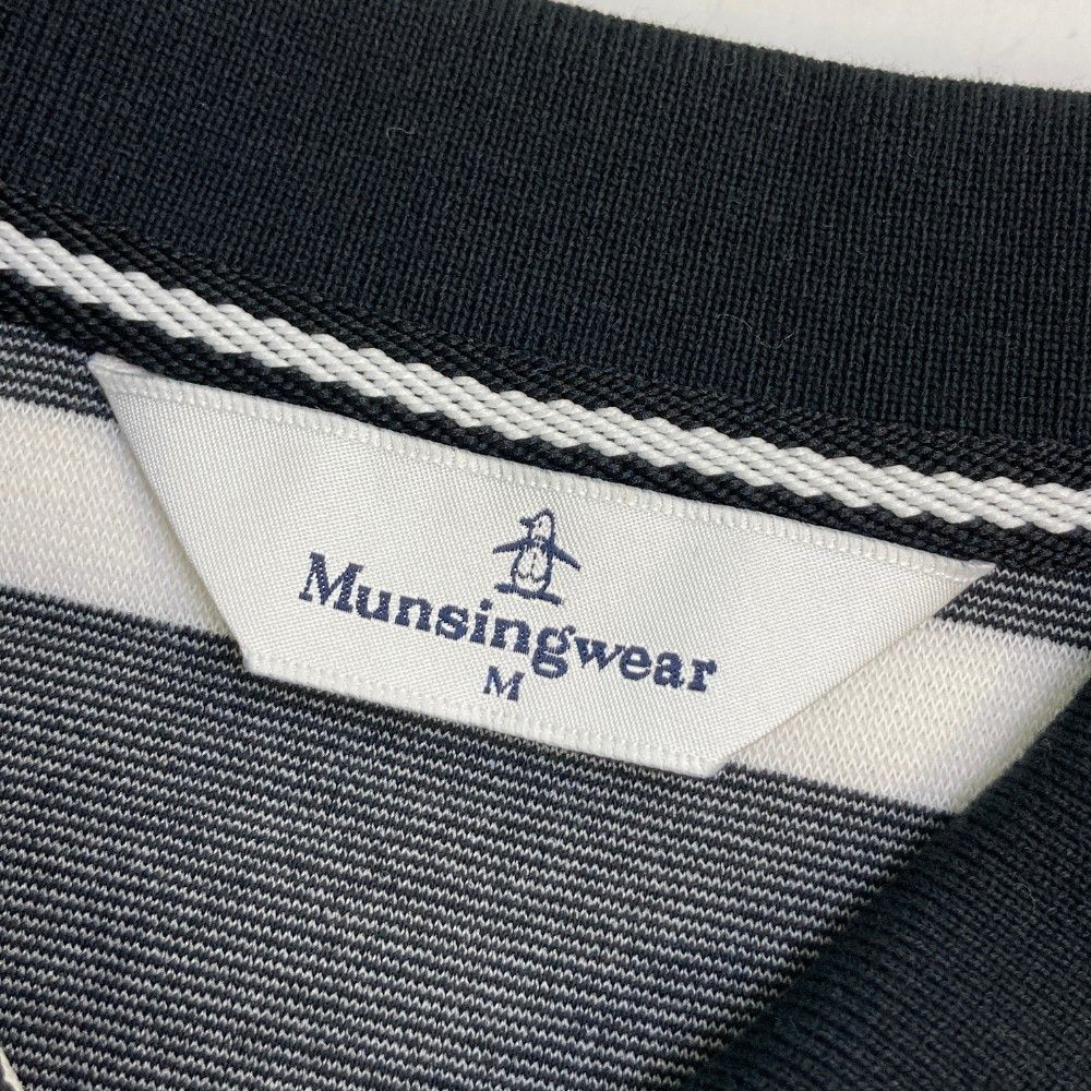 サイズ：M MUNSING WEAR マンシングウェア ワンピース ボーダー