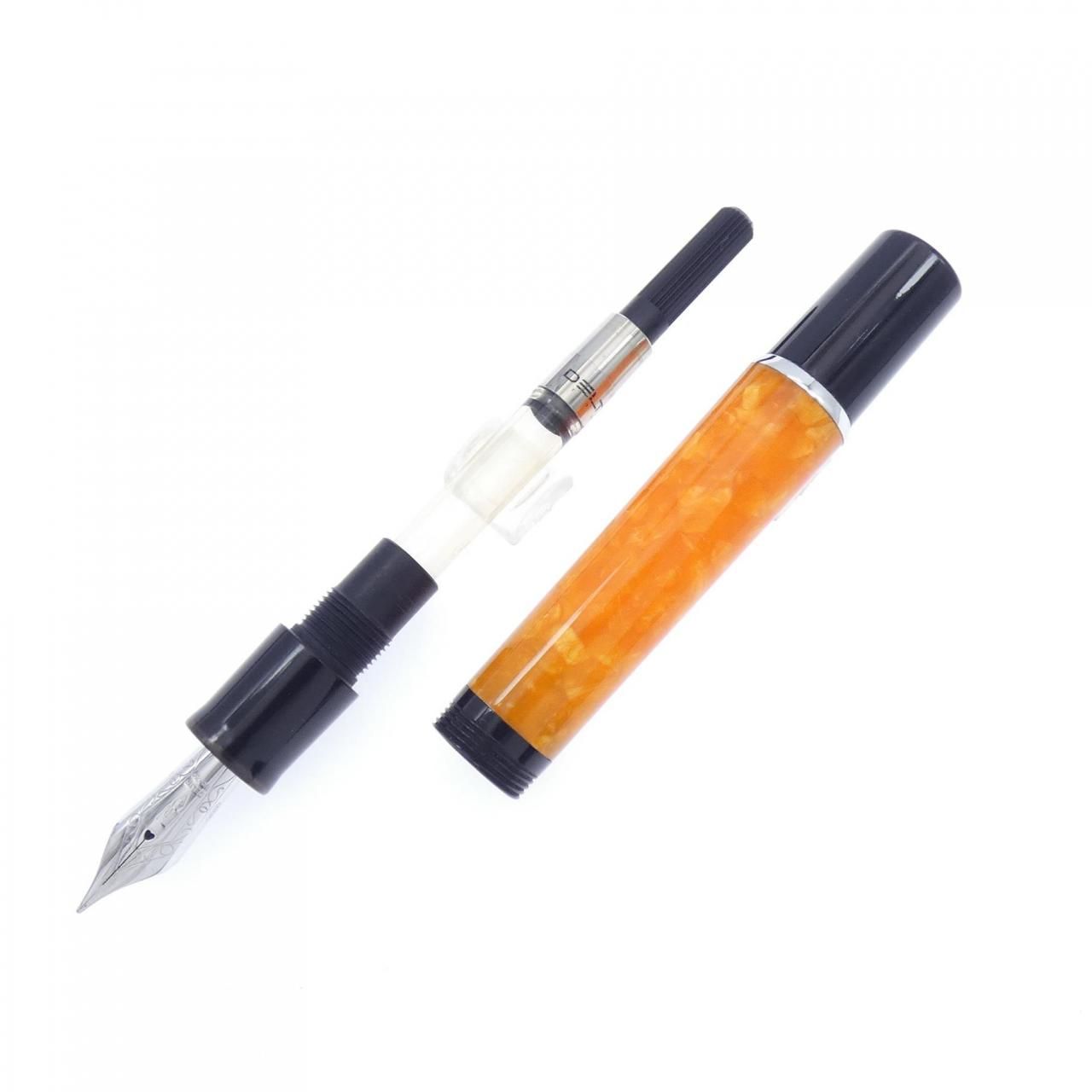 デルタ 万年筆 ドルチェビータ オリジナル ミッドサイズ DV Mid-Size シルバートリム 14金ニブ（商品情報を必ずお読みください。） br\u003eデルタ ドルチェビータ コレクション ミディアム ボールペン 旧型