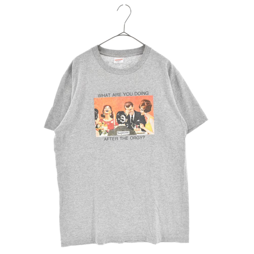 SUPREME (シュプリーム) 17SS Orgy Tee イラスト プリント クルー