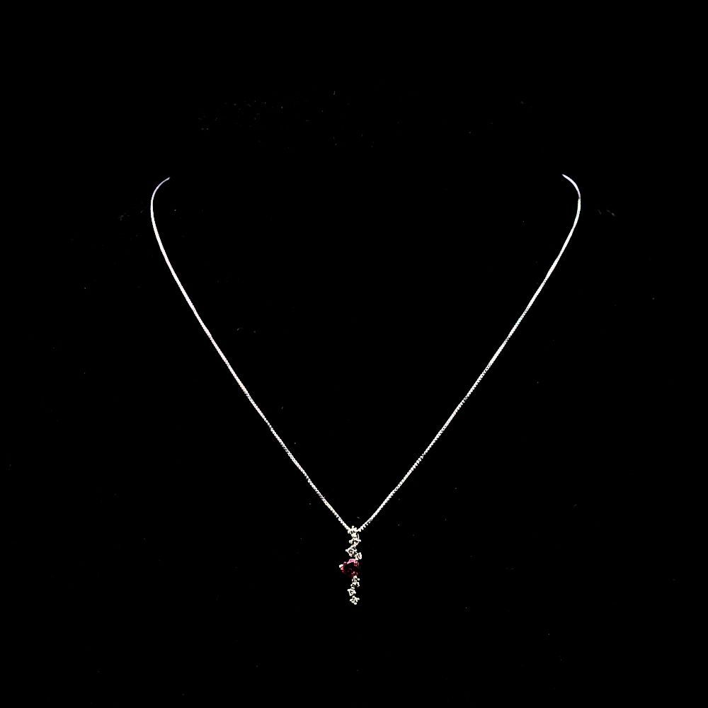 Samantha Tiara サマンサティアラ K18WG ホワトゴールド 色石