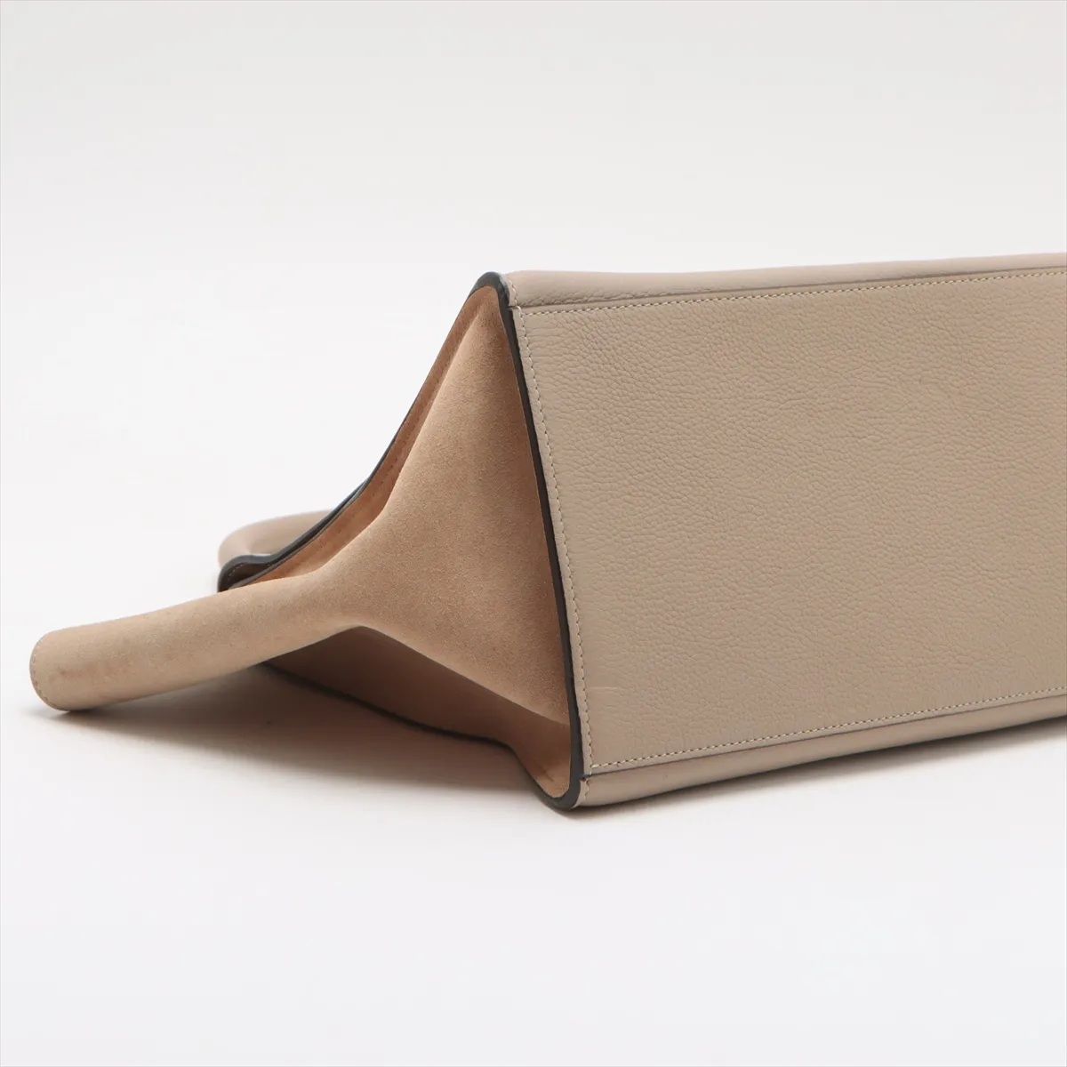 美品 セリーヌ トラペーズ ベージュ 肩掛け レザー 2WAY