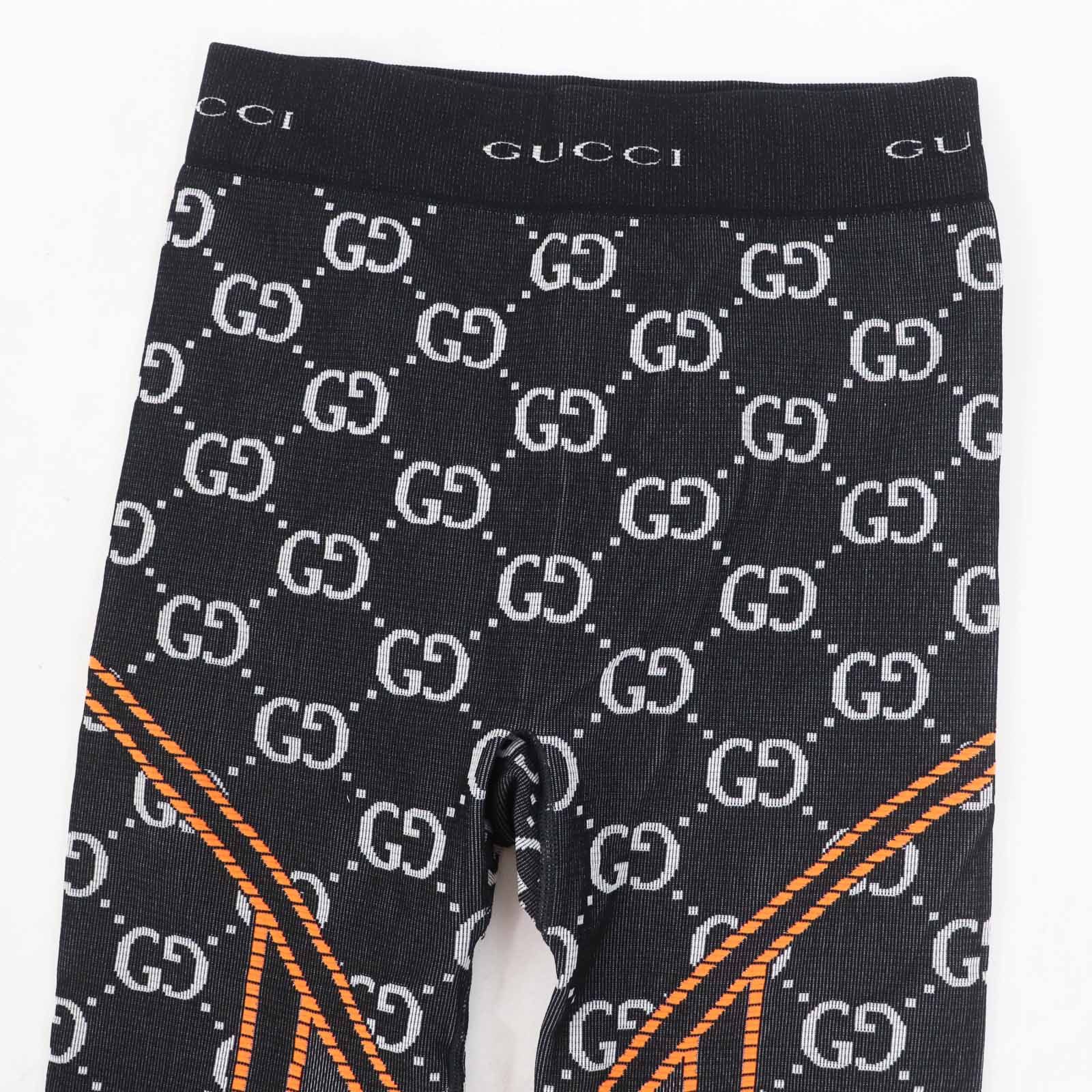 GUCCI ロゴジャガードレギンスSサイズ 未使用品◎GUCCI グッチ 22AW 689203 GGジャガード レギンス