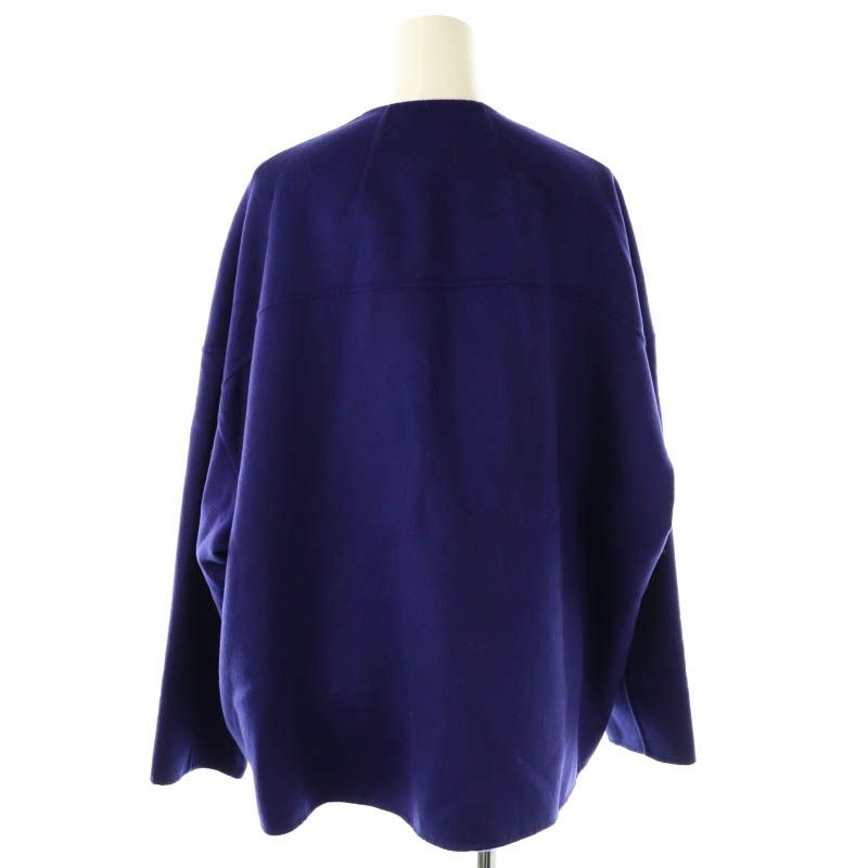 極美品✨️24AW シビラ SUPER120 ダブルボタンショートリバーコート M