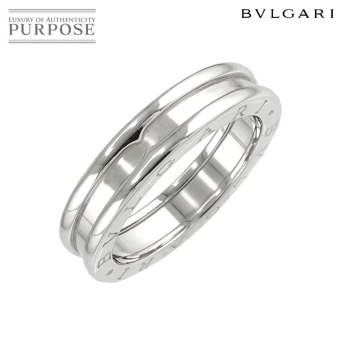 ブルガリ BVLGARI ビーゼロワン 1バンド #51 リング K18 WG ホワイトゴールド 750 B-ZERO1 指輪 Ring  90254306 - メルカリ