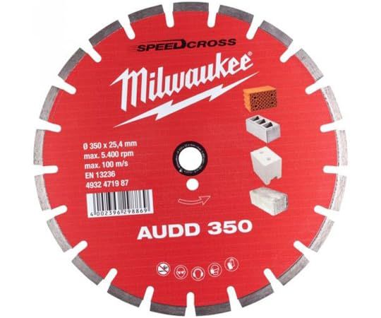 2営業日で発送 Milwaukee ミルウォーキー 350mm ダイヤモンドブレード ターボセグメント型 石工用 4932471987 7317