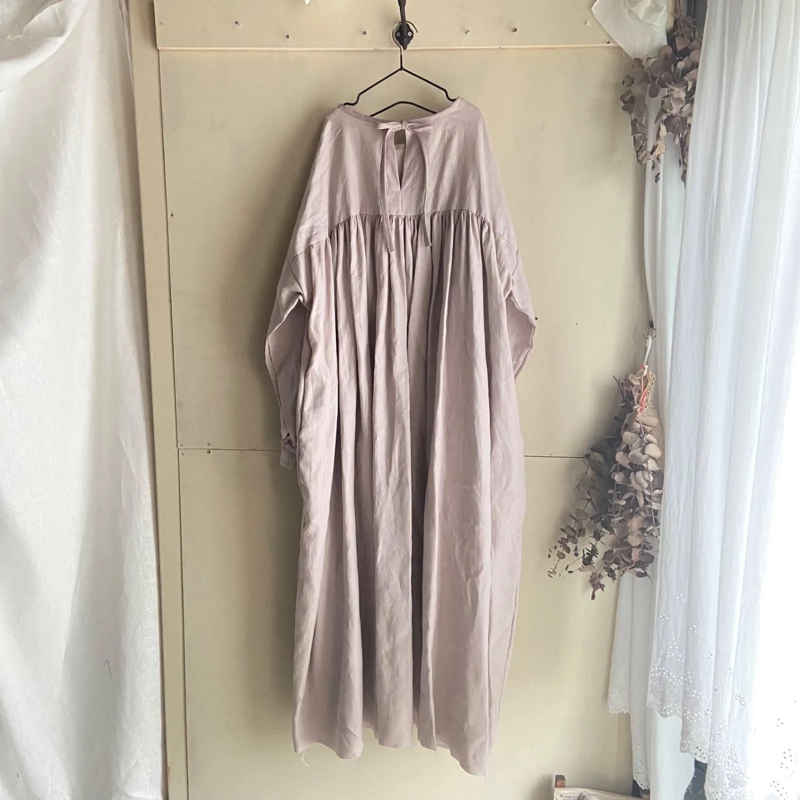 リネンワンピース