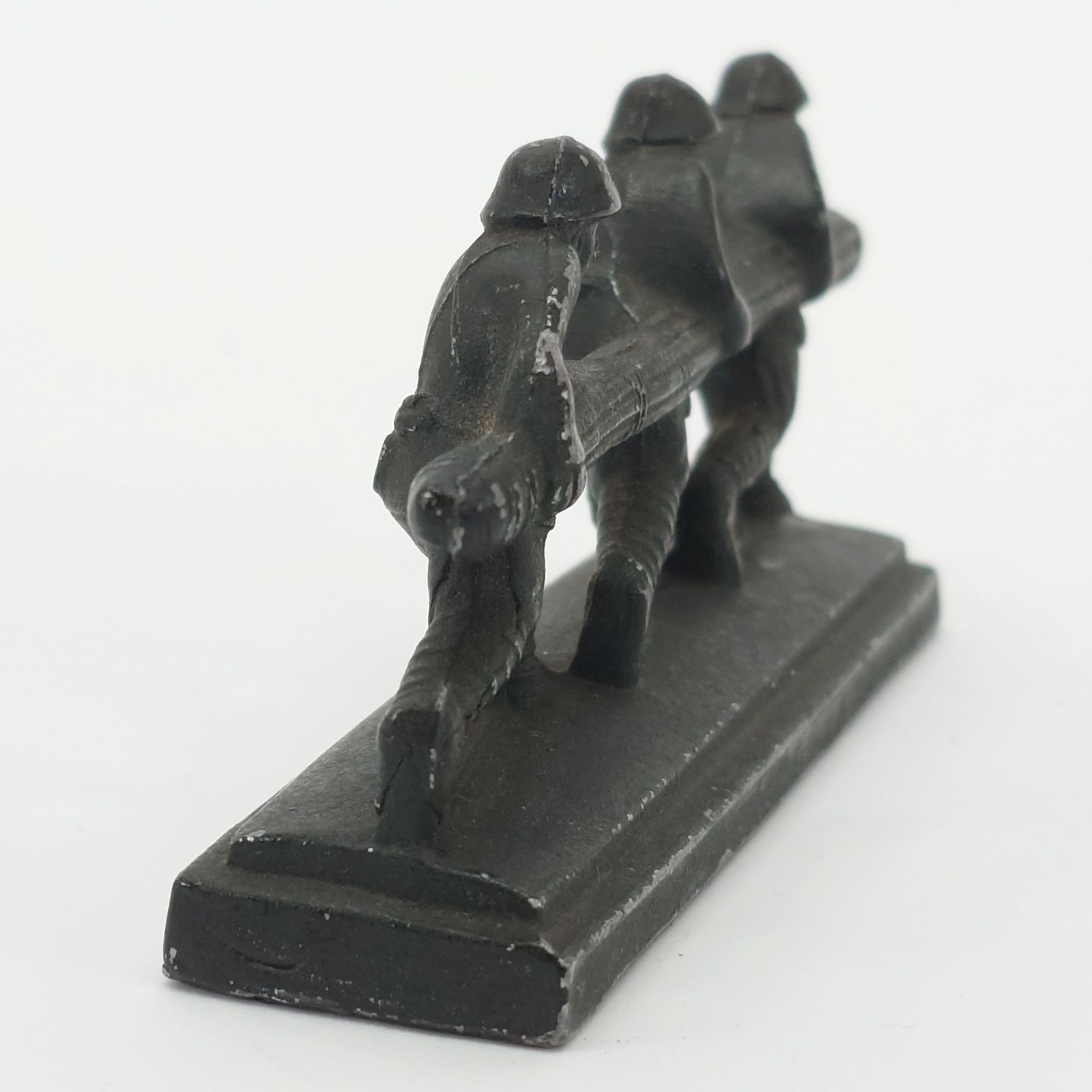 戦前 戦前 グリコ株式会社 おまけ 肉弾三勇士像 置物 激レア グリコ 肉弾三