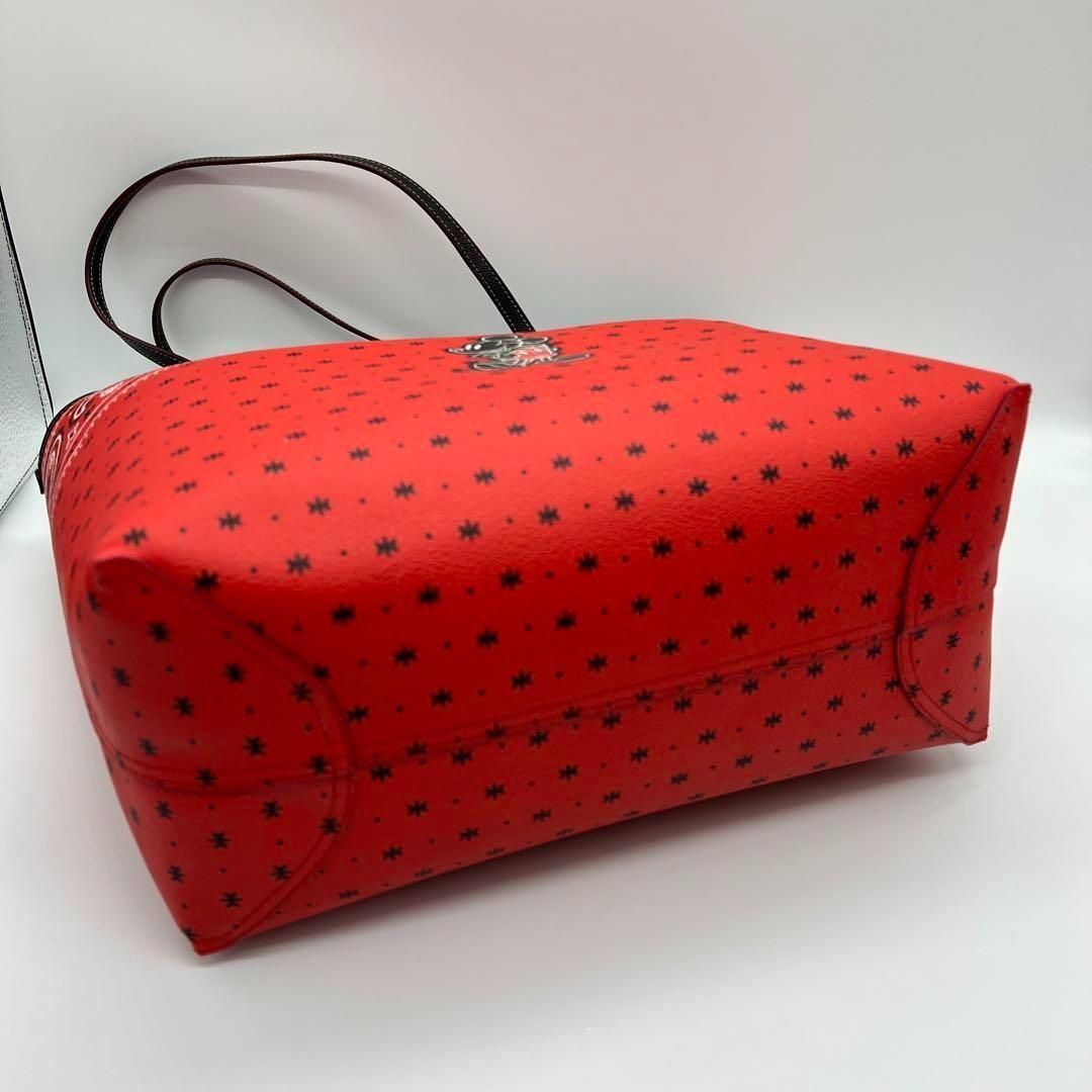 極美品COACH コーチ ディズニー コラボ ペイズリー トートバッグ 極美