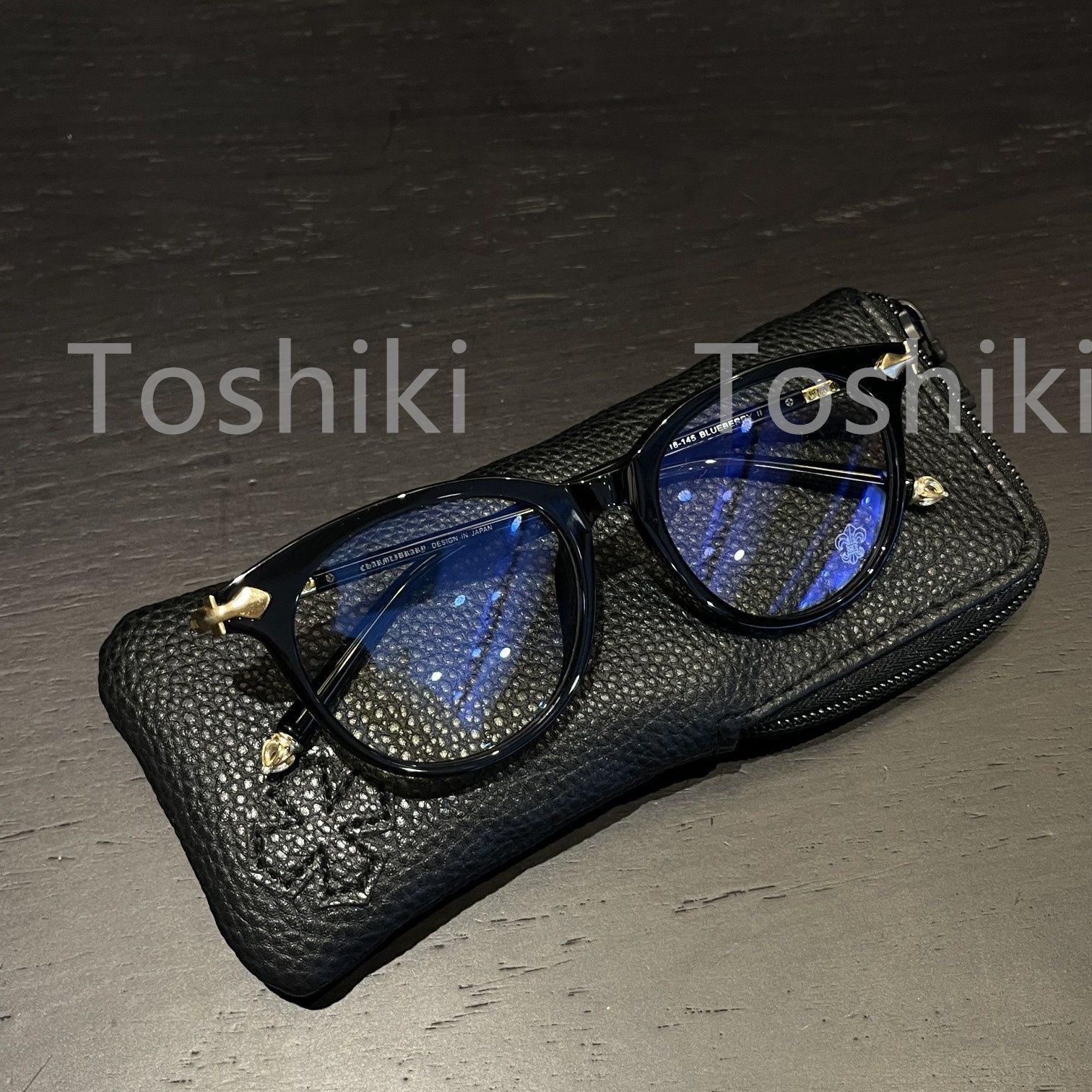 新品 chrome hearts クロムハーツ blueberry メガネ - メルカリ