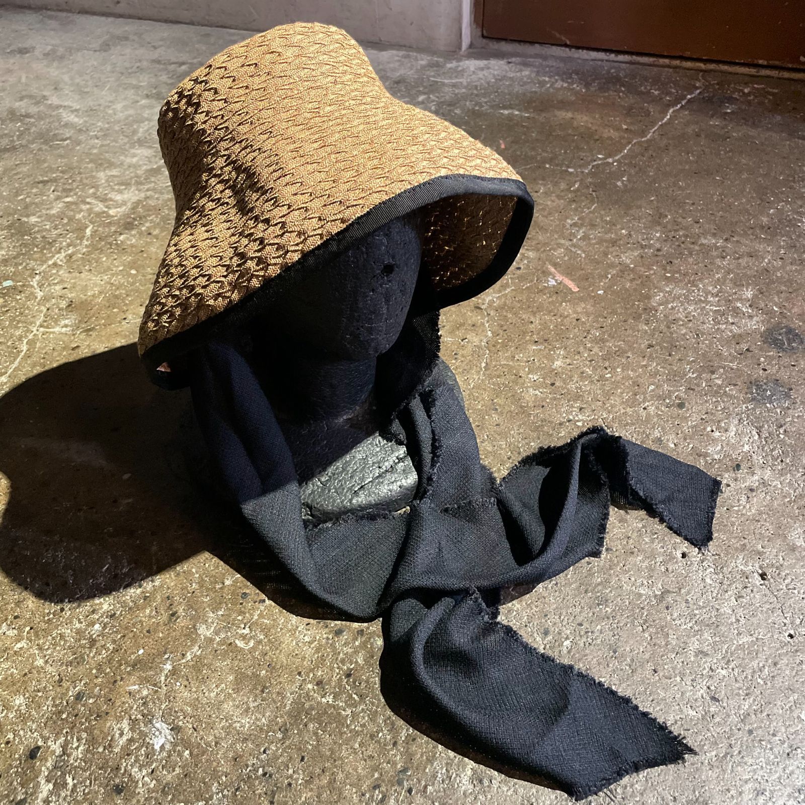 FUMIE TANAKA La Maison de Lyllis flora HAT フミエタナカ ラ メゾン ド リリス 麦わら 帽子 レ ース フリンジリボン パイピング