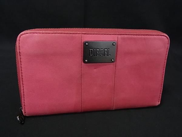 DIESEL ディーゼル レザー ラウンドファスナー 長財布 ウォレット