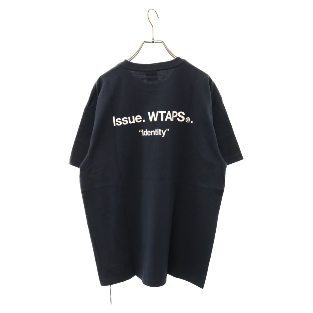 WTAPS (ダブルタップス) 22SS アイデンティティー 半袖Tシャツ ネイビー IDENTITY/SS/COTTON 221ATDT-STM07S  - メルカリ