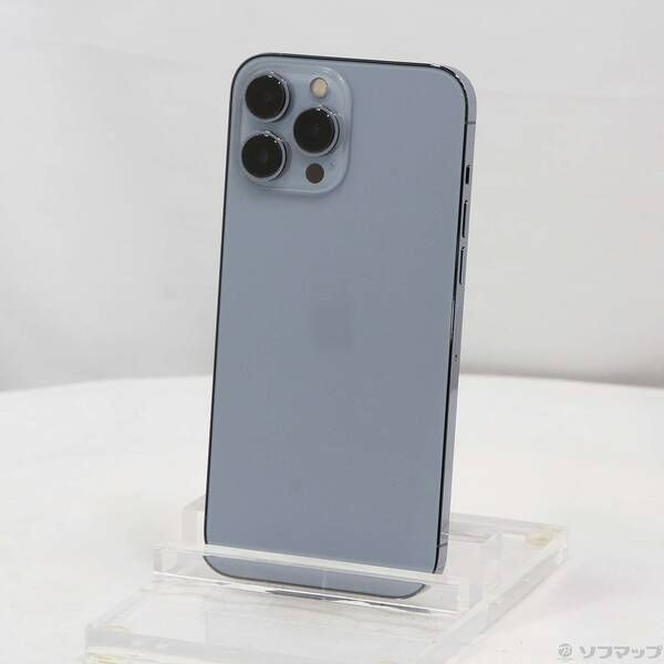 〔中古品〕iPhone13 Pro Max 128GB シエラブルー MLJ73J／A SIMフリー【258】