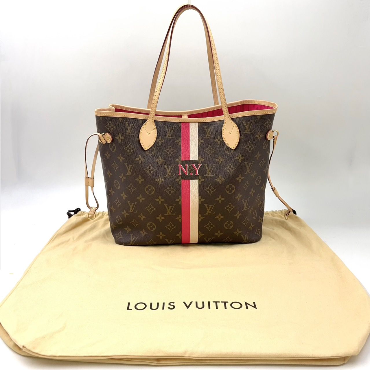 LOUIS VUITTON ネヴァーフルMM モノグラム モノグラム レザー
