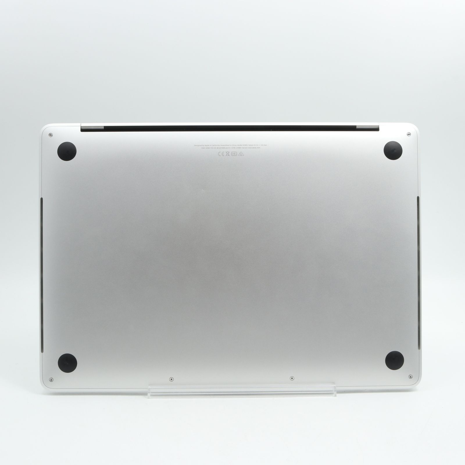 美品 Apple MacBook Pro 13インチ A1989 シルバー 本体 美品】Mac Book Pro 13インチ 2019年 Model No.A1989 8GB/512GB