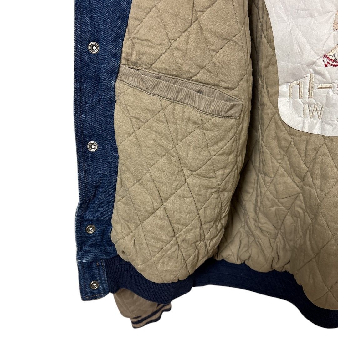 TRI-MOUNTAIN】 US企業ロゴ刺繍 デニムスタジャン S-2432 2025年のベイ  