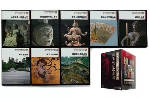 珠玉の仏教美術 DVD 後世に伝えたい文化遺産 珠玉の仏教美術 DVD BOX 8枚入り 中村元