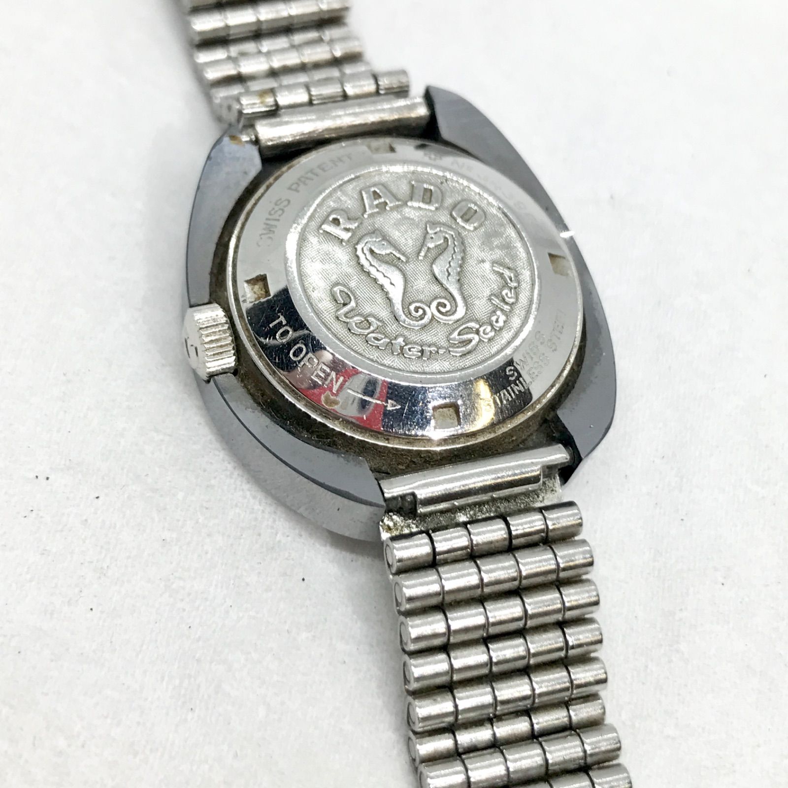 【稼働品】RADO ダイアスター　クォーツ シルバー 腕時計 343942 稼働品】RADO ダイアスター クォーツ シルバー 腕時計 343942 時計