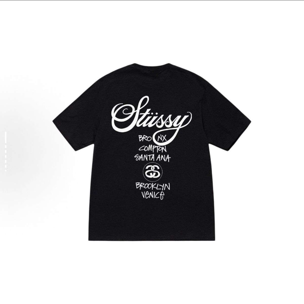 Stussy ショートスリーブ Tシャツ stussy x A BATHING アルファベットプリントショートスリーブT