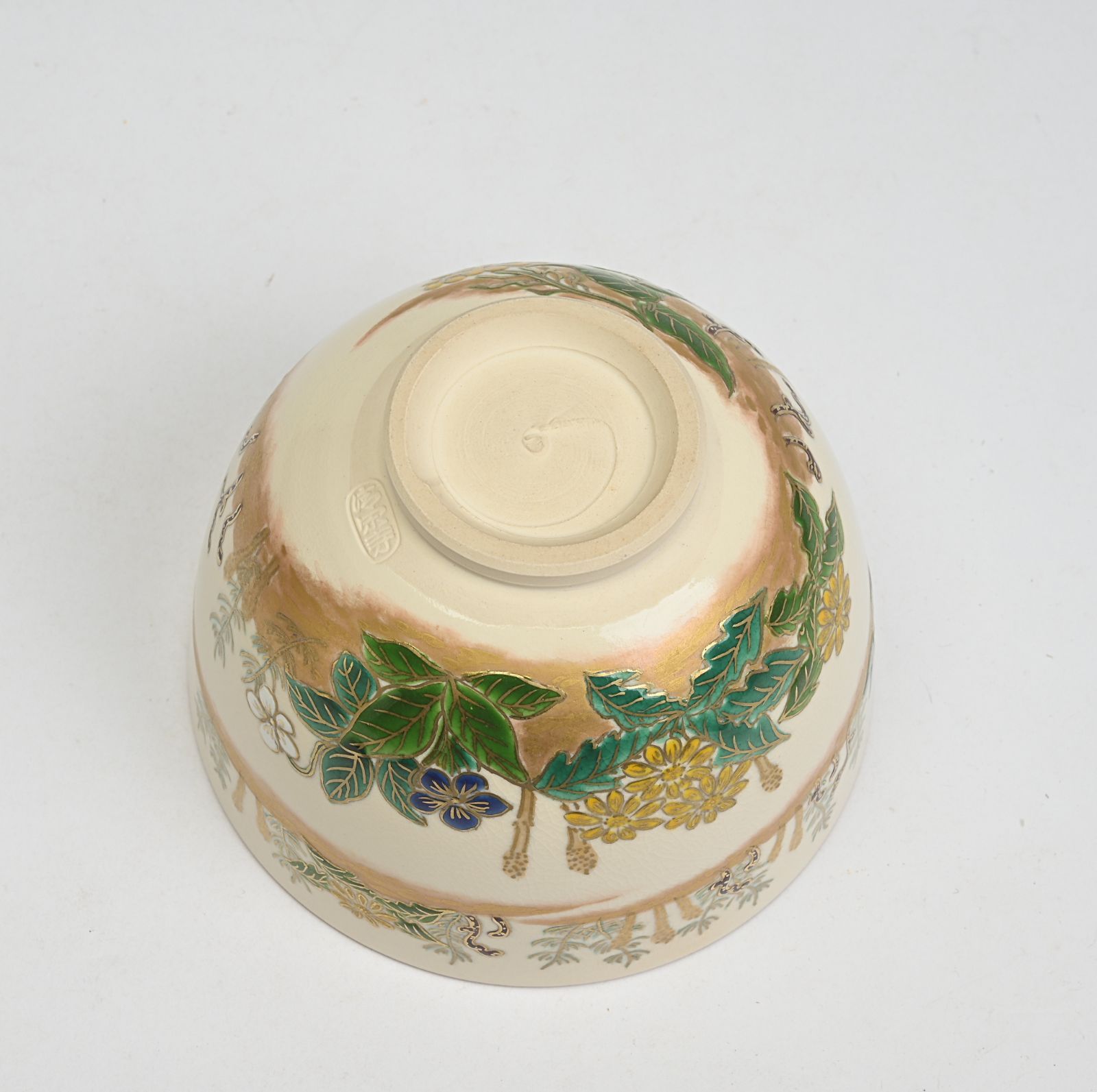 杉田祥平 清閑寺窯 色絵春の野画 茶碗 共箱 栗山園オンライン通販