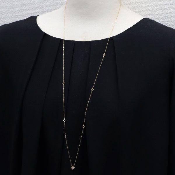 FOREVER MARC K18YG ダイヤモンドネックレス フォーエバーマーク K18YG ダイヤモンド ペンダントネックレス 0.20ct