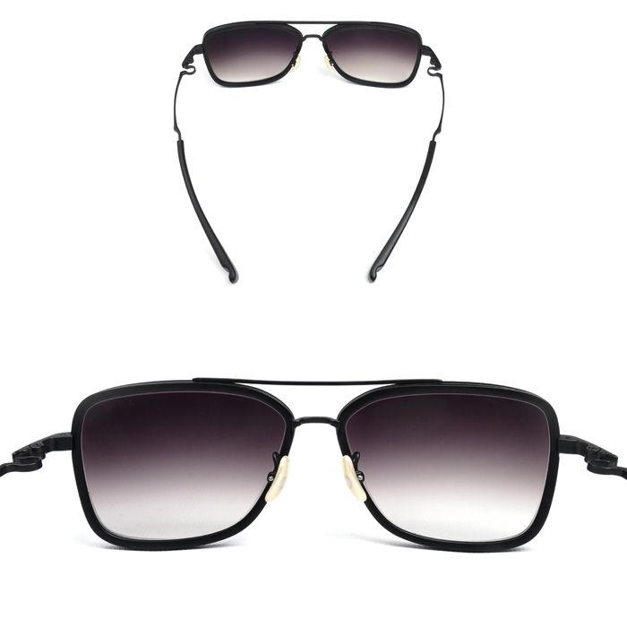 F-06M-9110 / ブラックマット×ブラックマット新品未使用サングラス 999.9 フォーナインズ フィールサン サングラス スモークブラック