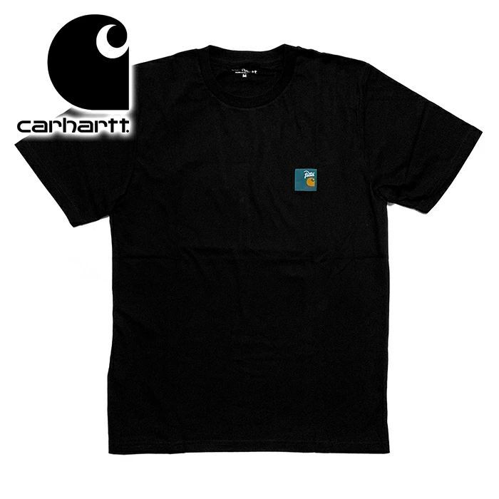送料無料 メンズ Tシャツ ブラック Carhartt WIP カーハート ワーク 