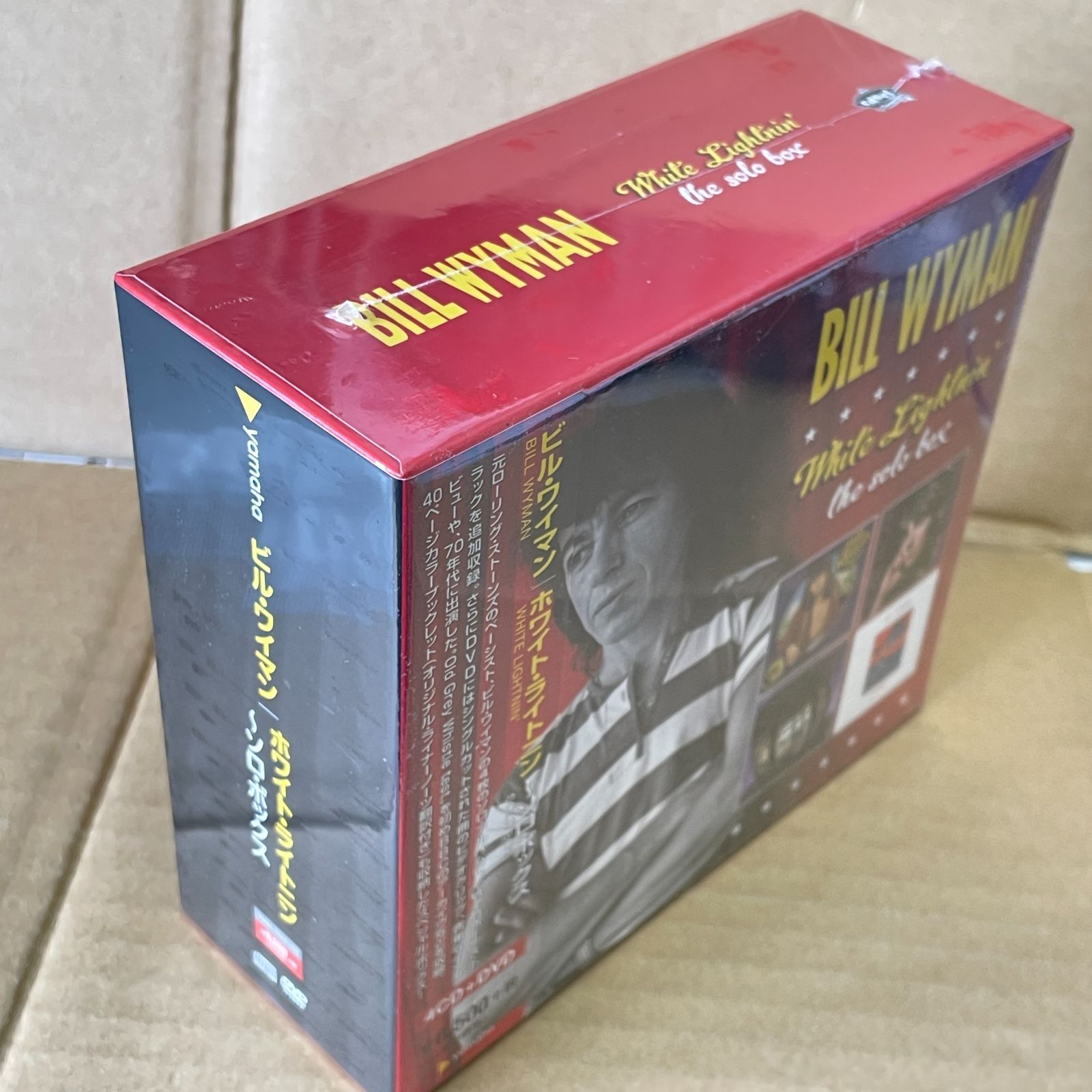 爆買いしたくなる ビル・ワイマン 4CD＋DVD箱 未開封！ ホワイトニン・ライトニン 洋楽
