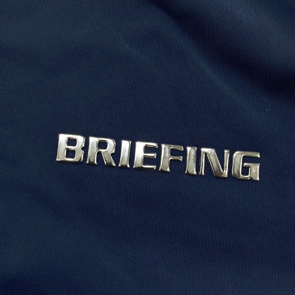 サイズ：L BRIEFING GOLF ブリーフィング  半袖ポロシャツ  ネイビー系 [240101388465] ゴルフウェア メンズ ストスト サイズ：L BRIEFING GOLF ブリーフィング 半袖ポロシャツ