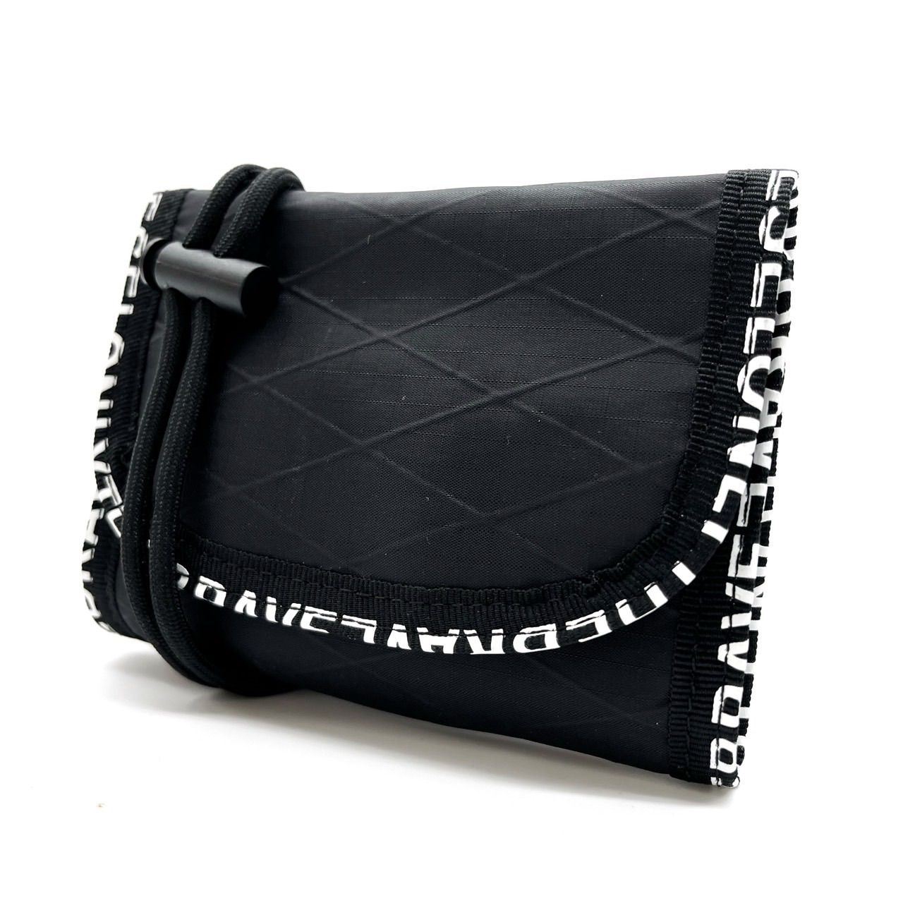 美品】 DIESEL ディーゼル 三つ折り財布 ショルダーウォレット 総柄 