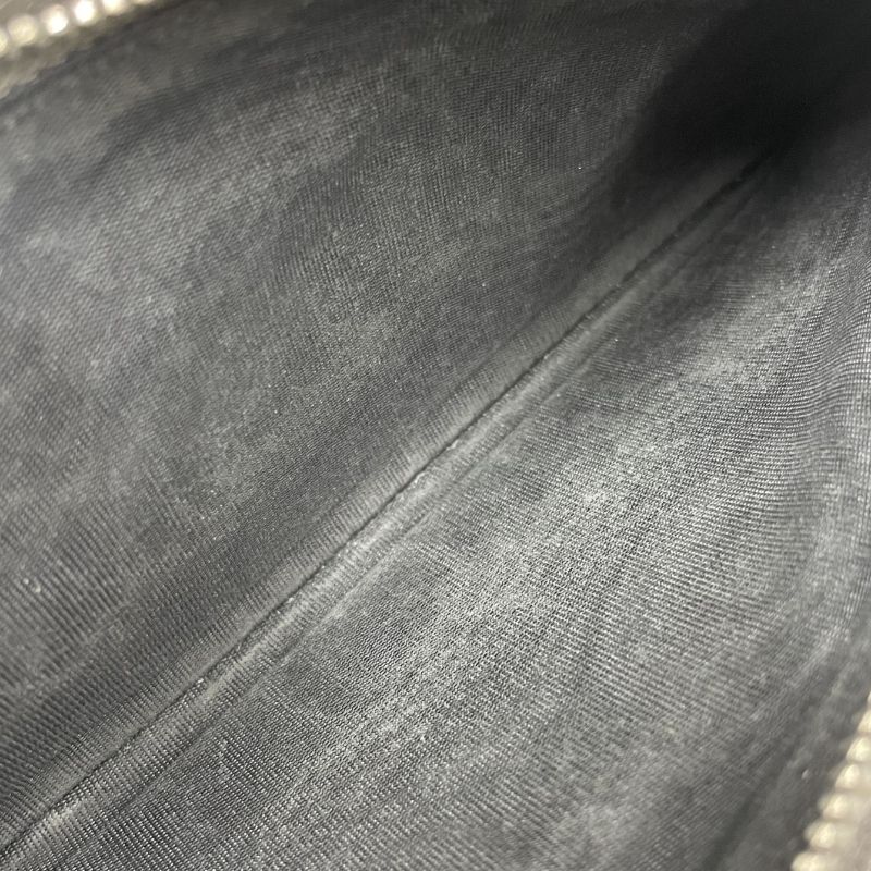 SAINT LAURENT サンローラン ラウンドジップ HPP414680 グレー 本革  