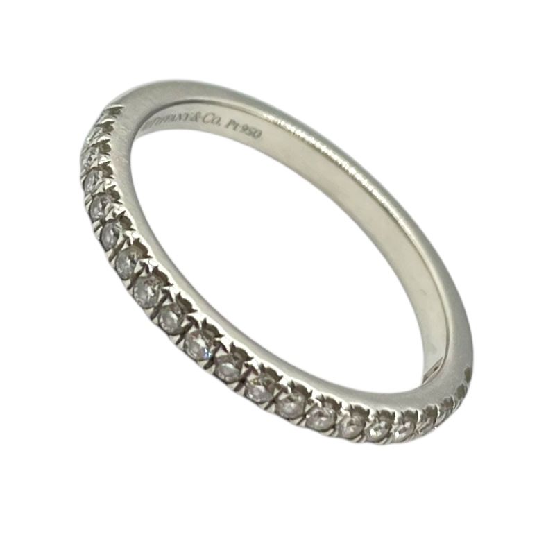 ティファニー TIFFANY＆CO ソレストハーフエタニティダイヤリング Pt950|ダイヤモンド ジュエリー