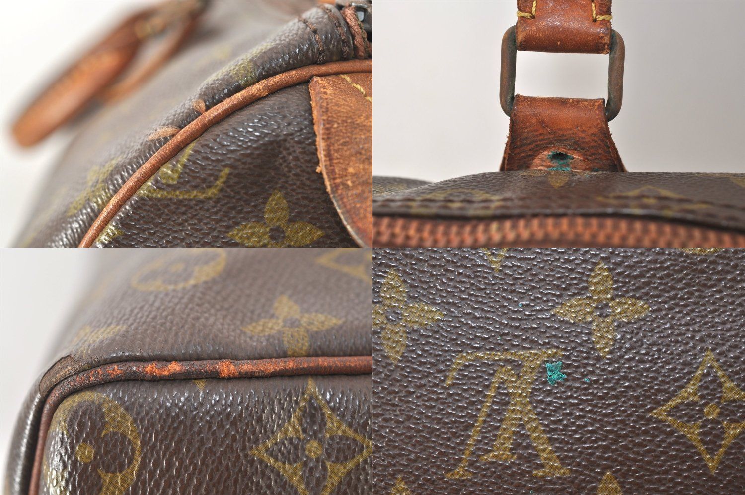 【ジャンク品】ルイ・ヴィトン モノグラム スピーディ35　ボストンバッグ ルイヴィトン モノグラム スピーディ35 トアル地 ハンド ミニ