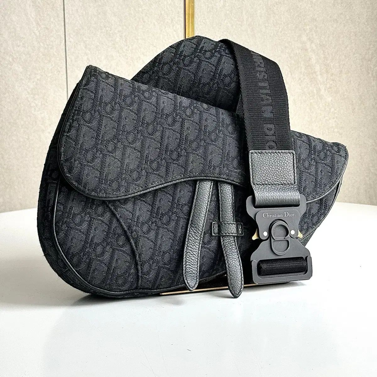 ミディアム Dior ディオール オブリーク サドルバッグ バッグ