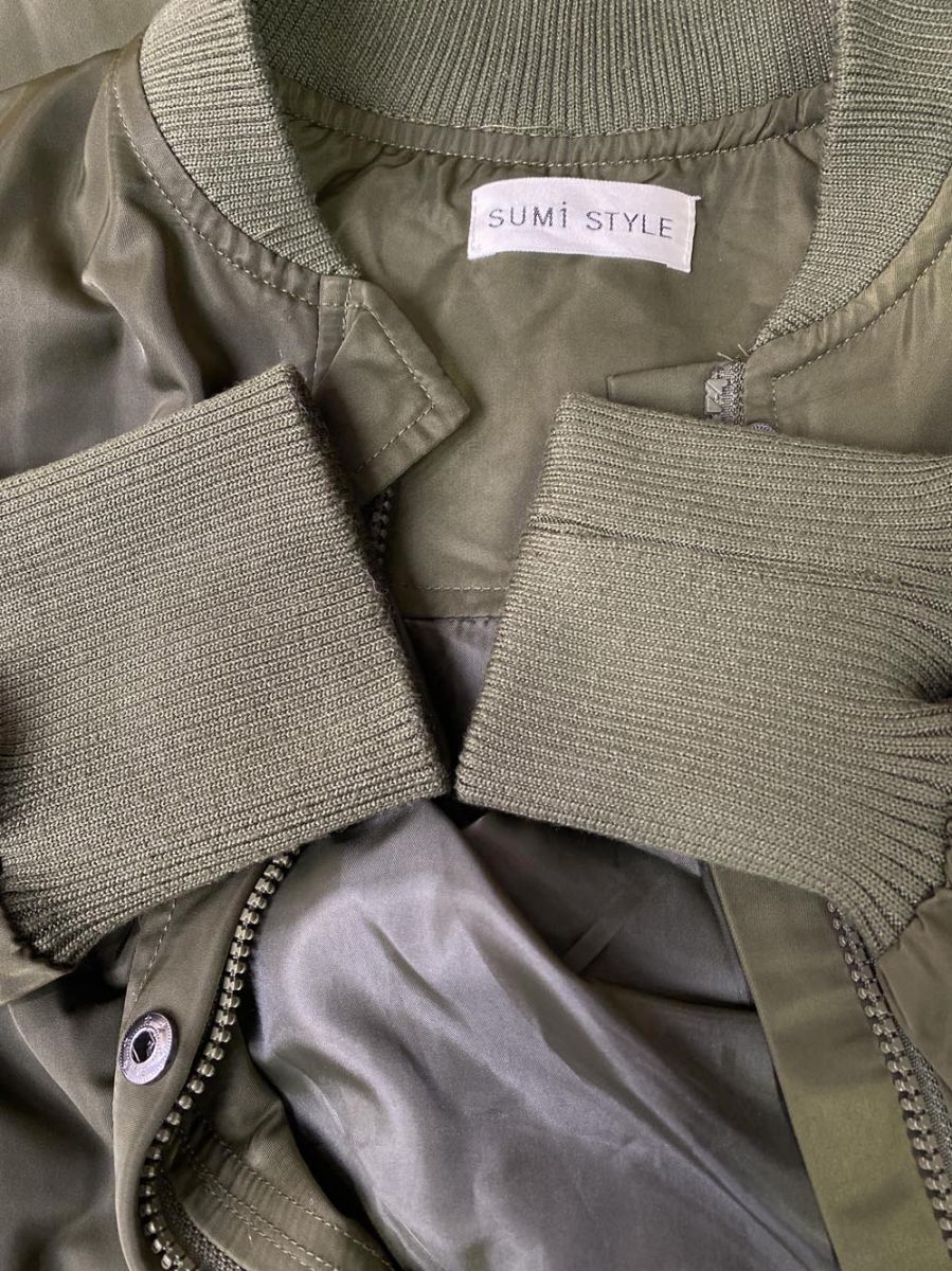 SUM1 STYLE スミスタイル キルティングベスト付き３WAY馬刺繍コート sizeF カーキ ◆ ◎レディース SIROKUMA-CORPORATION_COM