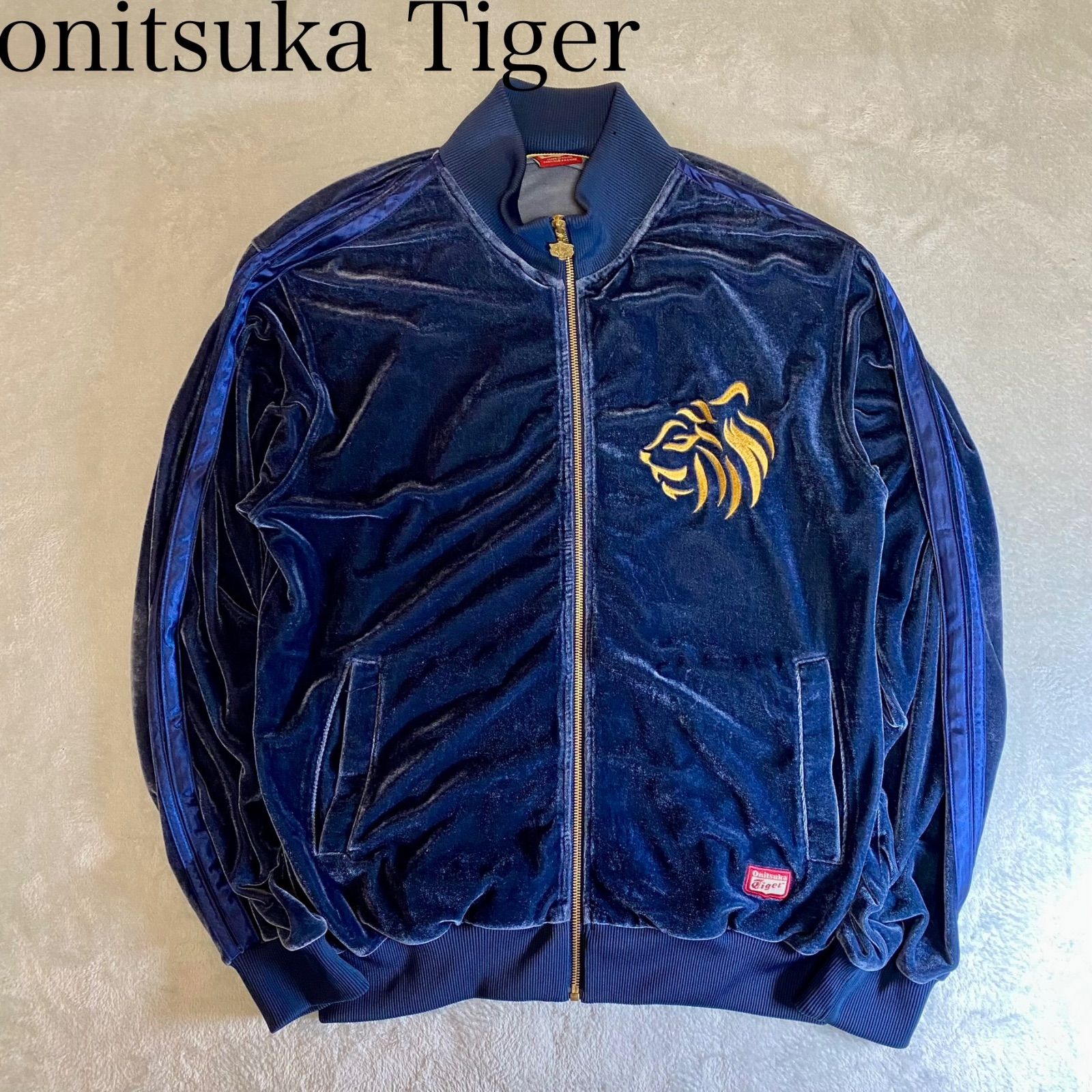 Onitsuka Tiger】オニツカタイガー トラックジャケット ベロア 