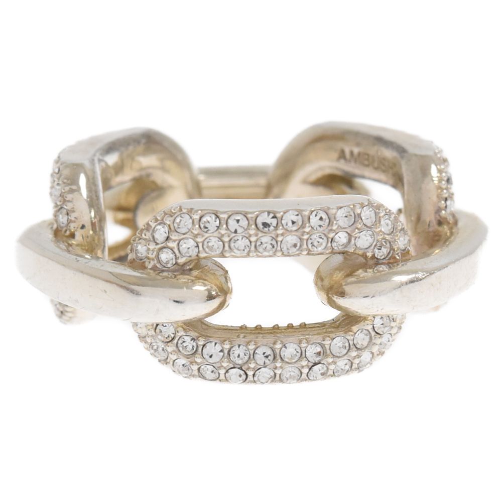 2024年新作入荷 AMBUSH (アンブッシュ) ラインストーンチェーン RING2 CHAIN アクセサリー