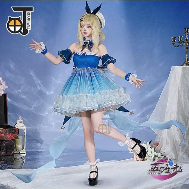 猫と三丁目 インフィニティニキ ニキ 泡のささやき コスプレ 衣装 ウィッグ