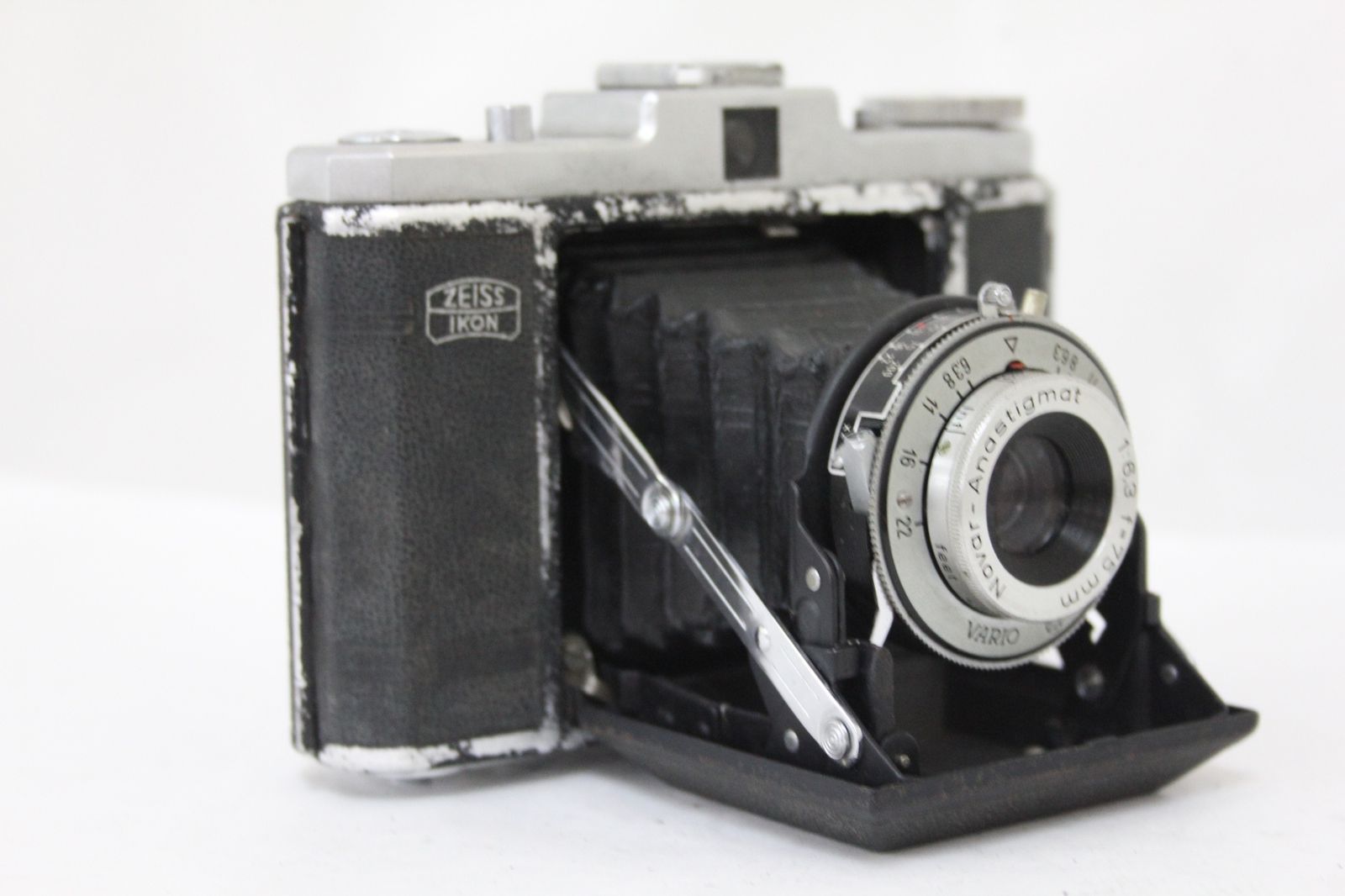 品 ツァイスイコン Zeiss Ikon Nettar Novar 75mm F6.3 蛇腹カメラ M5225