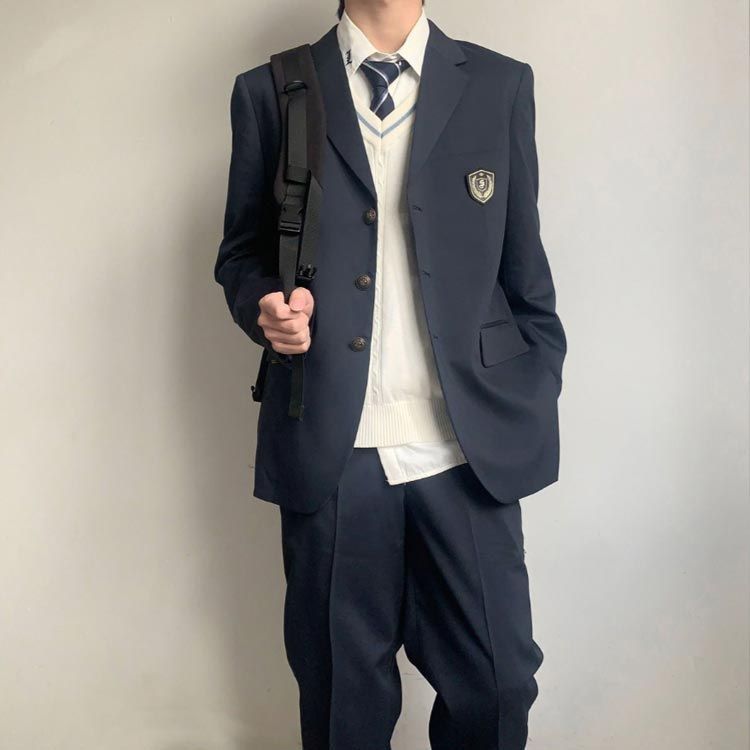 制服 ブレザー 男子 男の子 スーツ 入学式 スーツ卒業式 学生服 上下セット DK 男子高生 制服 ブレザー 学生服 スクールブレザー ジャケット スラックス メンズ なんちゃって 制服 高校生 中学生 通学 学生 文化祭 コスプレ コスチューム 制服 ブレザー 男子 男の子 スーツ 入学式 スーツ卒業式 学生服 上下
