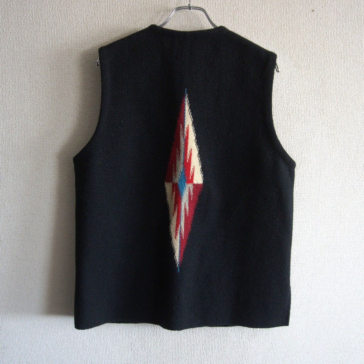 美品】 ORTEGA'S 【 チマヨベスト 】38 ブラック ウール