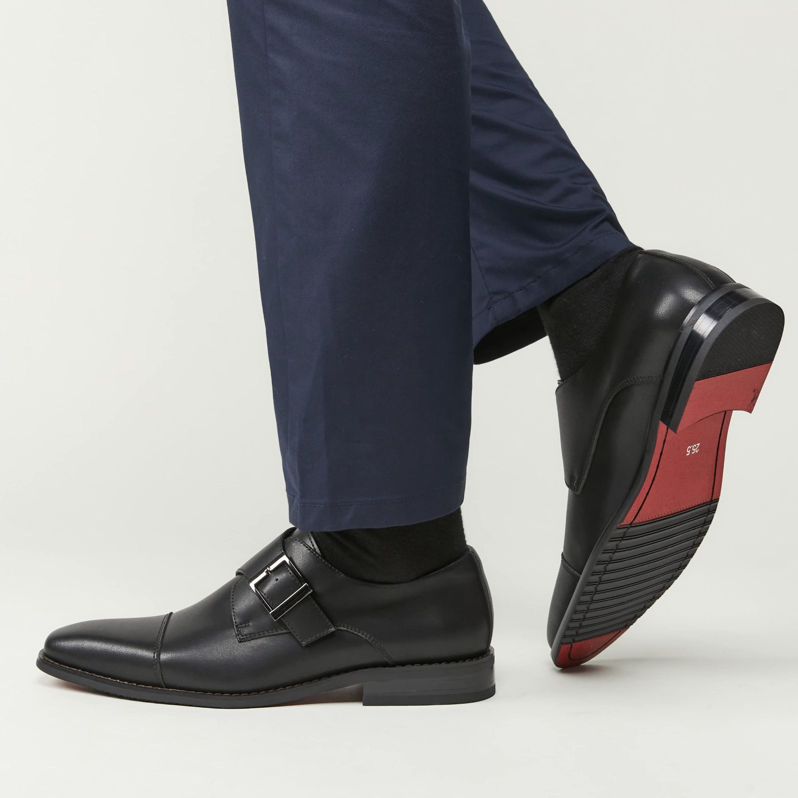 本革靴【新品】SUBASIO ビジネス本革靴 24.0 ブラック フォーマル