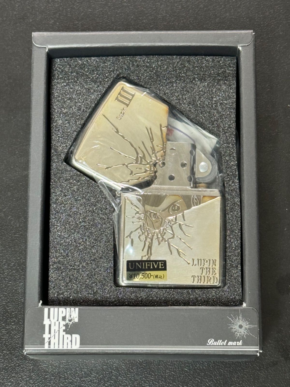 zippo LUPIN THE THIRD Bullet Mark トリック ルパン 2003年製 ルパン三世 立体メタル UNIFIVE  デットストック 専用ケース 保証書 - メルカリ