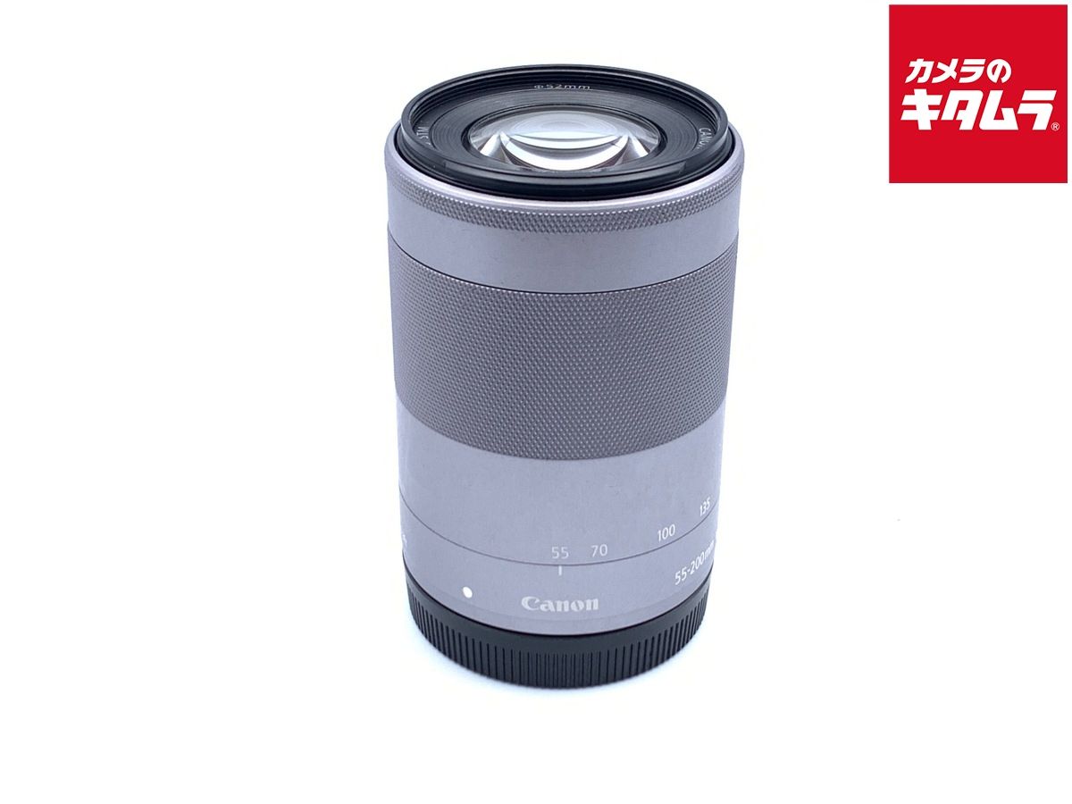 並品 キヤノン EF-M55-200mm F4.5-6.3 IS STM シルバー