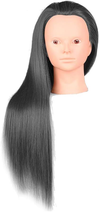 【在庫処分】練習用ウィッグ マネキンヘッド カットウィッグ メイクなし プロ用 パーマ 美容師 ヘアマネキン 編み込み練習用 実技試験用 美容室 サロン カット 練習用 100%合成ウィッグ ヘア