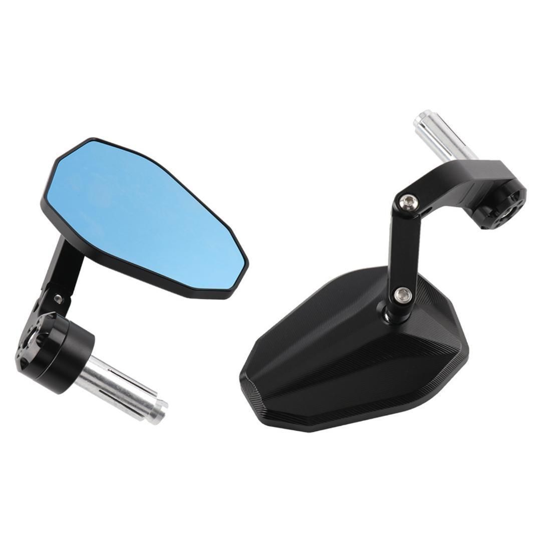 ドゥカティ バーエンドミラー レバーガード 左右セット 汎用 CNCアルミ ストリートファイター V4 V2 モンスター 互換品 管理D6