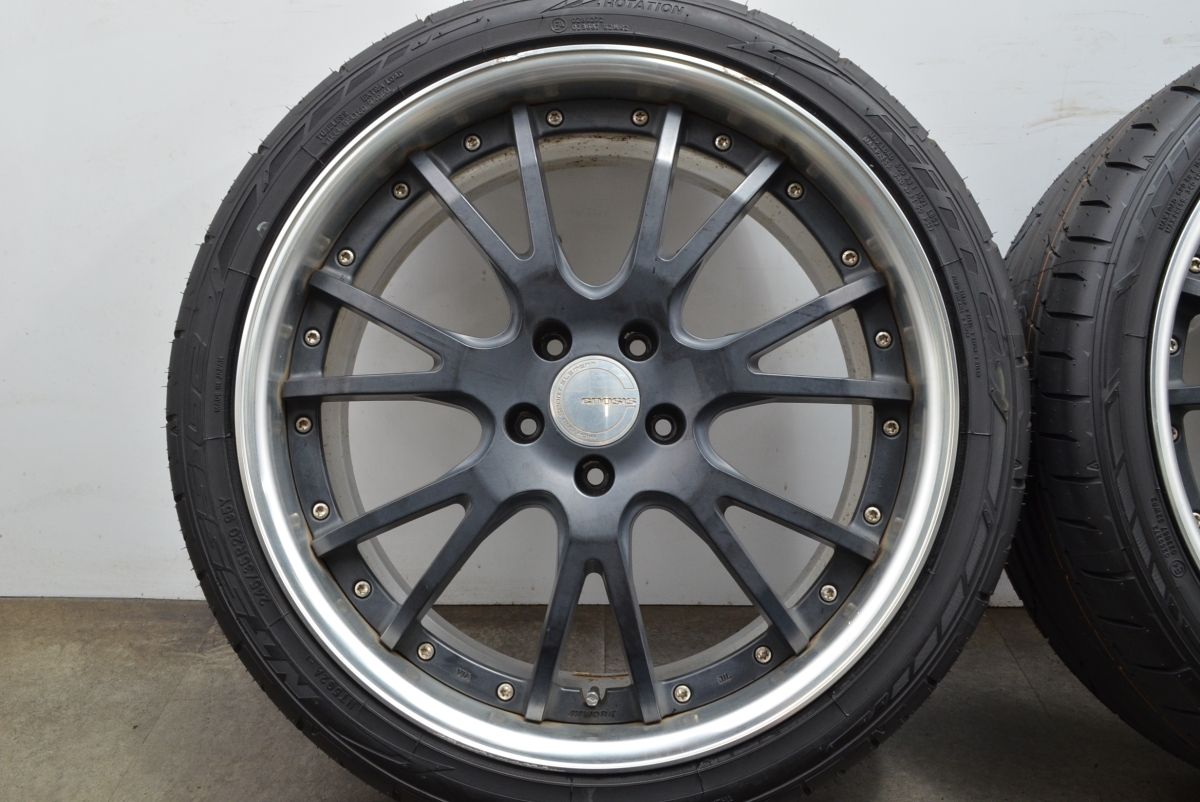 2024年製 超バリ溝】WORK GNOSIS GS4 20in 8J +48 PCD114.3 NITTO