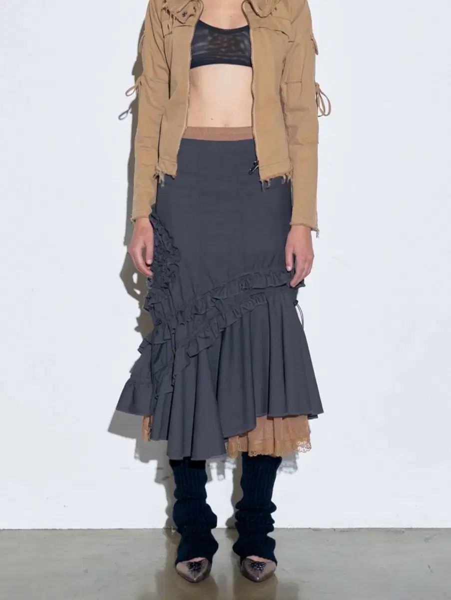 TAE ASHIDA タエアシダ レーススカート＊ タエ アシダ(TAE ASHIDA